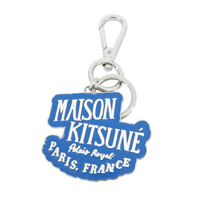 即発 MAISON KITSUNE パレロワイヤル キーリング LM06901AM1005 MAISON KITSUNE メゾンキツネ キーリング PALAIS ROYAL KEYRING