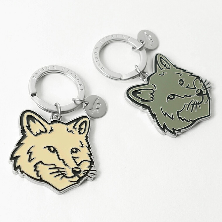 メゾンキツネ チャーム キーホルダー アウトレット】MAISON KITSUNE メゾンキツネ キーチャーム/MEDIUM FOX