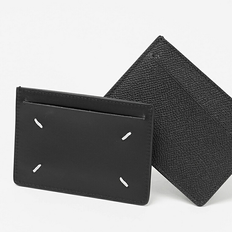 メゾンマルジェラ Maison Margiela メンズ レディース カードケース SA1VX0007 P4745 BLACK ブラック T8013 カード入れ カードホルダー クレジットカードホルダー 4ステッチ 小物 プレゼント 誕生日 バレンタイン クリスマス 父の日 母の日 【2026春夏新作】