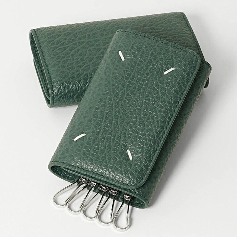 メゾンマルジェラ Maison Margiela レディース メンズ キーケース SA3UA0001 P4455 BOTTLE GREEN グリーン T7162 6連 小物 プレゼント 誕生日 パーティー バレンタイン クリスマス 母の日 父の日 【2026春夏新作】