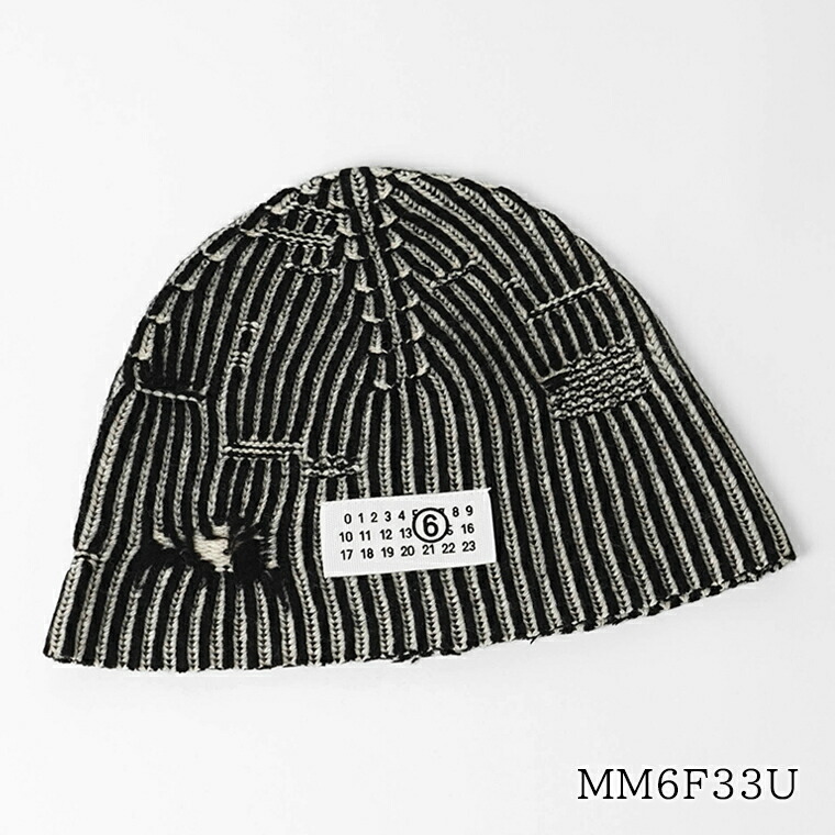 メゾンマルジェラ　ビーニー BEANIE（ニットキャップ/ビーニー）｜MM6 Maison Margiela（ｴﾑｴﾑｼｯｸｽ