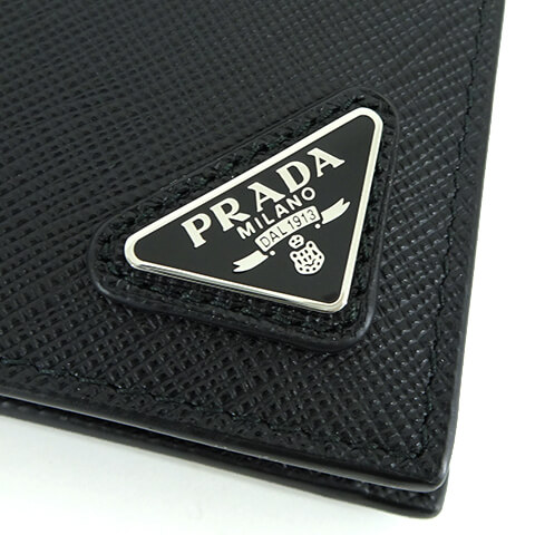プレート PRADA - 新品未使用 プラダ 折財布 メンズ 2MO738 2FJ6 NERO
