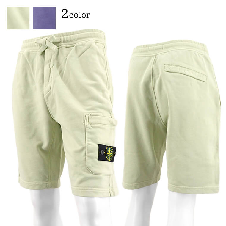新品 stone  スウェット ハーフパンツ ストーンアイランド STONE ISLAND - ストーンアイランド スウェットハーフパンツ 黒M