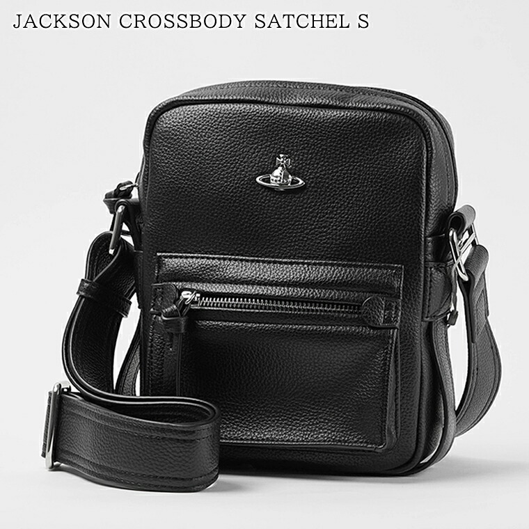 ヴィヴィアンウエストウッド Vivienne Westwood レディース メンズ ショルダーバッグ JACKSON CROSSBODY SATCHEL S 4803000WU S000D BLACK 黒いこと N403 ジャクソン 差し交わす上半身 サッチェル S 差し交わす上半身 ミニ御徒面子 オーブ 小物 差し上げ物 生まれ落ちる日 【2026春夏新作】