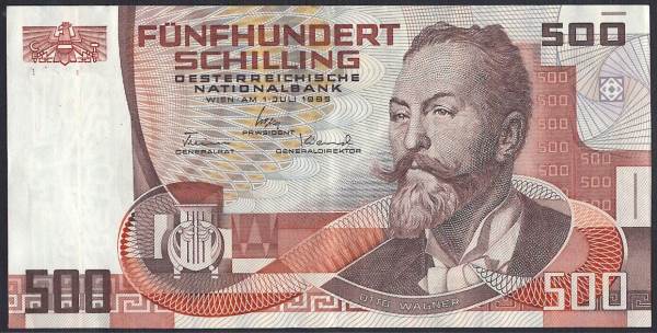 【楽天市場】【レア!!高額紙幣!!】オーストリア 500 schillimg 建築家オットー・ワーグナー 1985年 極美：世界の貨幣専門店オズコレ