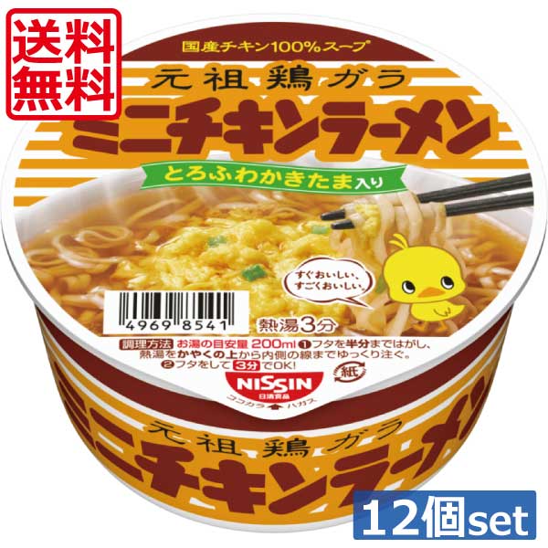 送料無料 日清 チキンラーメンどんぶりミニ 38g 1箱 1ケース 12個 ミニ チキンラーメン Loeschenart Com