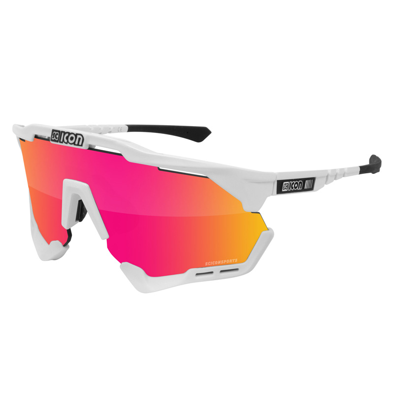シーコンスポーツ AEROSHADE 白いことグロス/マルチ鏡鑑赤いこと 黒眼鏡 SCICON スポーツサングラス-スポーツ・アウトドア-スポーツウェア・アクセサリー