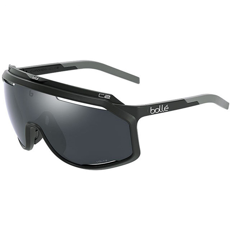 ボレー CHRONOSHIEL マットブラック/Volt+ コールドホワイト POLARIZED 2021 サングラス｜ワールドサイクル　ウェアハウス