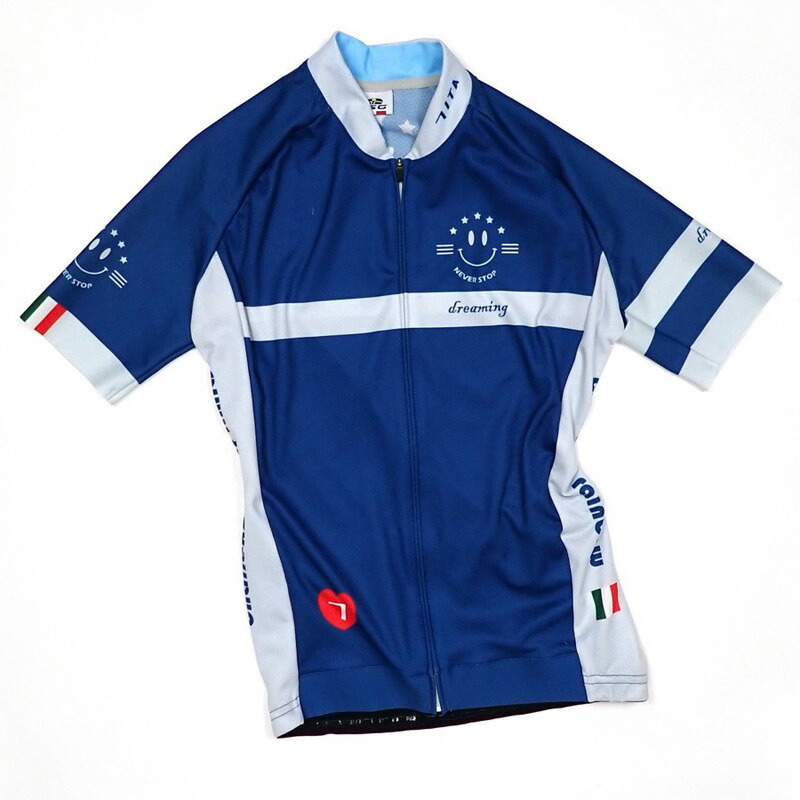 セブンイタリア Dream Smile Lady Jersey ネイビー レディース｜ワールドサイクル　ウェアハウス