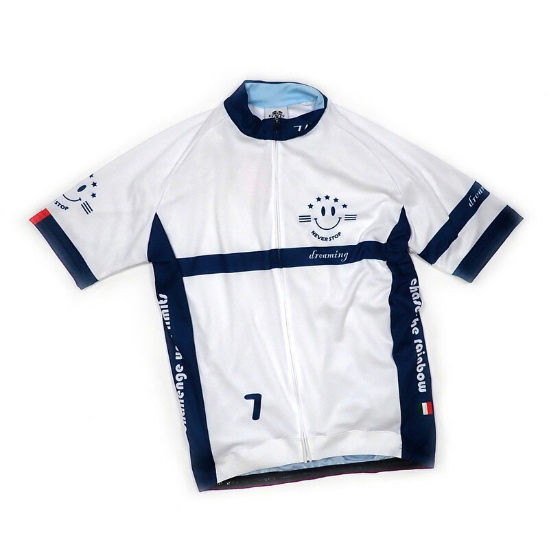 セブンイタリア Dream Smile Jersey ホワイト|ワールドサイクル ウェアハウス