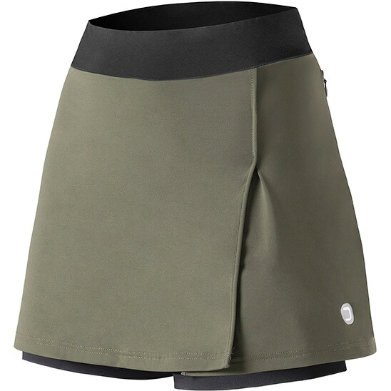 【SALE】一点アウト Fusion W Skirt 509.緑であること/黒いこと レディース