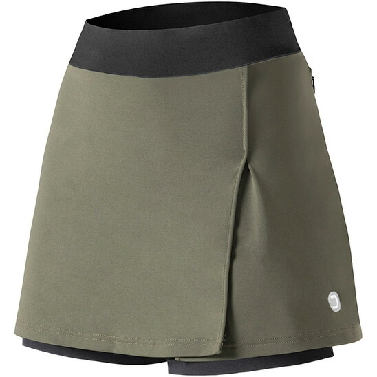 【SALE】一点アウト Fusion W Skirt (no pad) 509.緑であること/黒いこと レディース