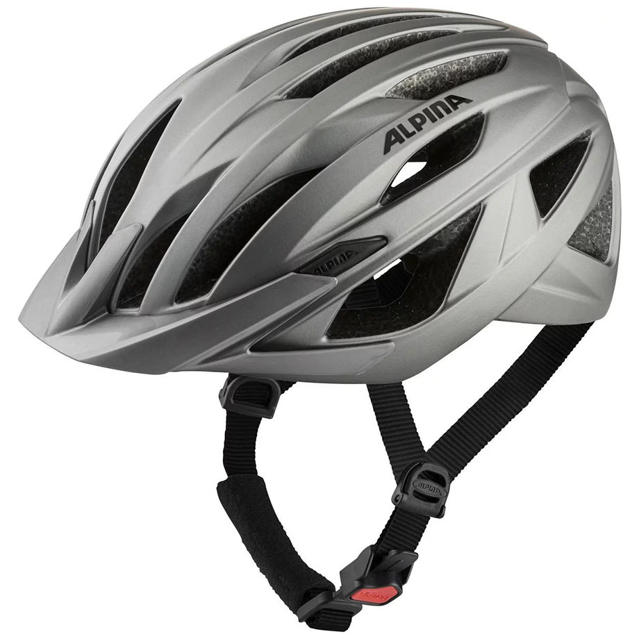 アルピナ PARANA ダークシルバーマット ヘルメット｜ワールドサイクル　ウェアハウス 8,140円