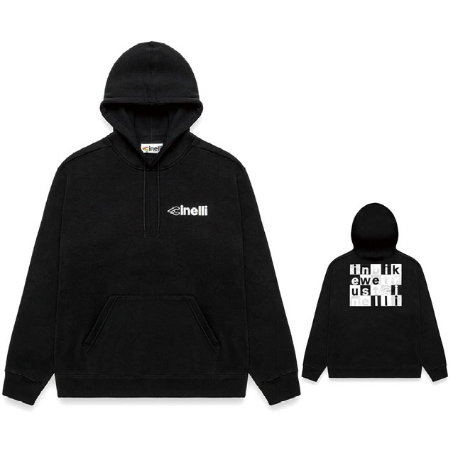 チネリ HOODIE BOETTI ブラック|ワールドサイクル ウェアハウス