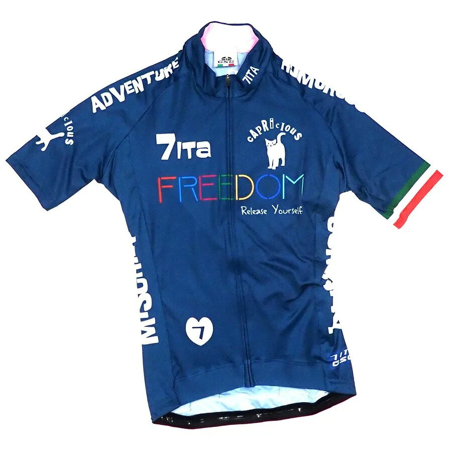 セブンイタリア Freedom Cat Lady Jersey ネイビー レディース