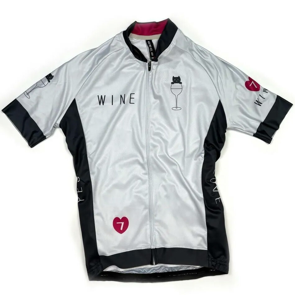 セブンイタリア No Wine No Life Lady Jersey ライトグレー レディース 10,175円