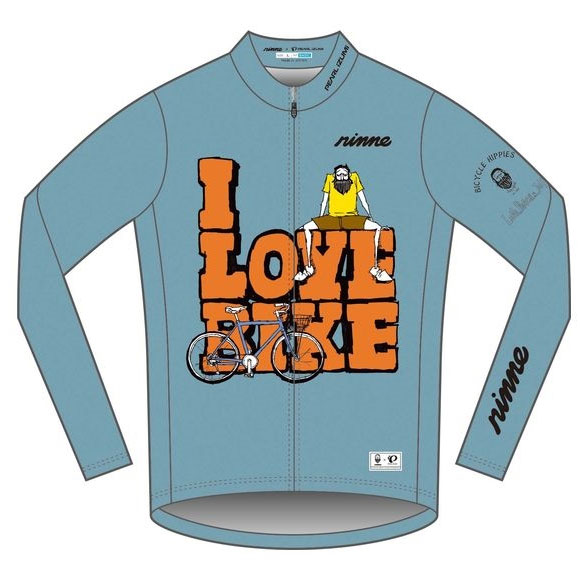 パールイズミ 【S3455-BL】 リンネ ロングスリーブ ジャージ 1.スレートブルー PEARLIZUMI 20250701