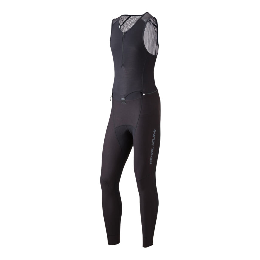 パールイズミ 【T6500-3DX】ウィンドブレーク クイック ビブ レーサー タイツ（5℃対応） 5.ブラック PEARLIZUMI
