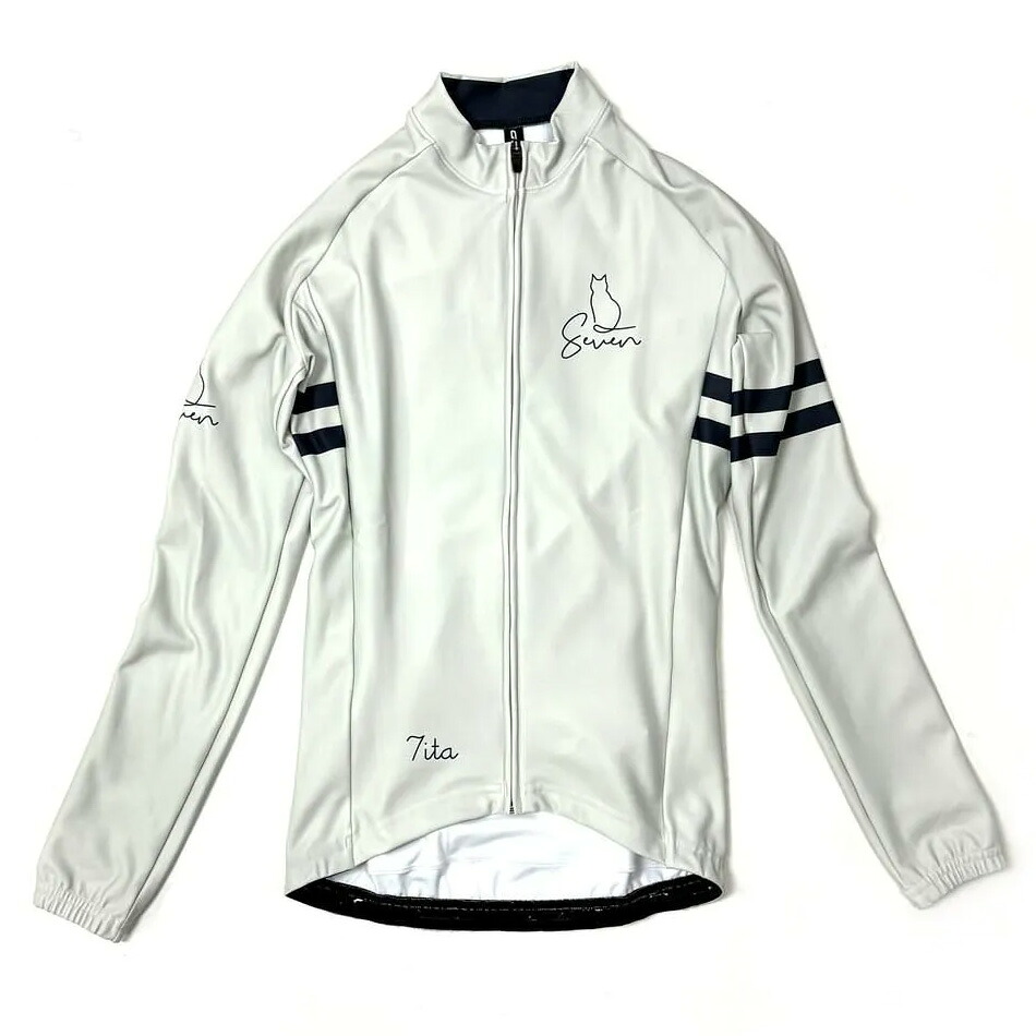 セブンイタリア Cafe Cat Lady LS Jersey クリーム レディース