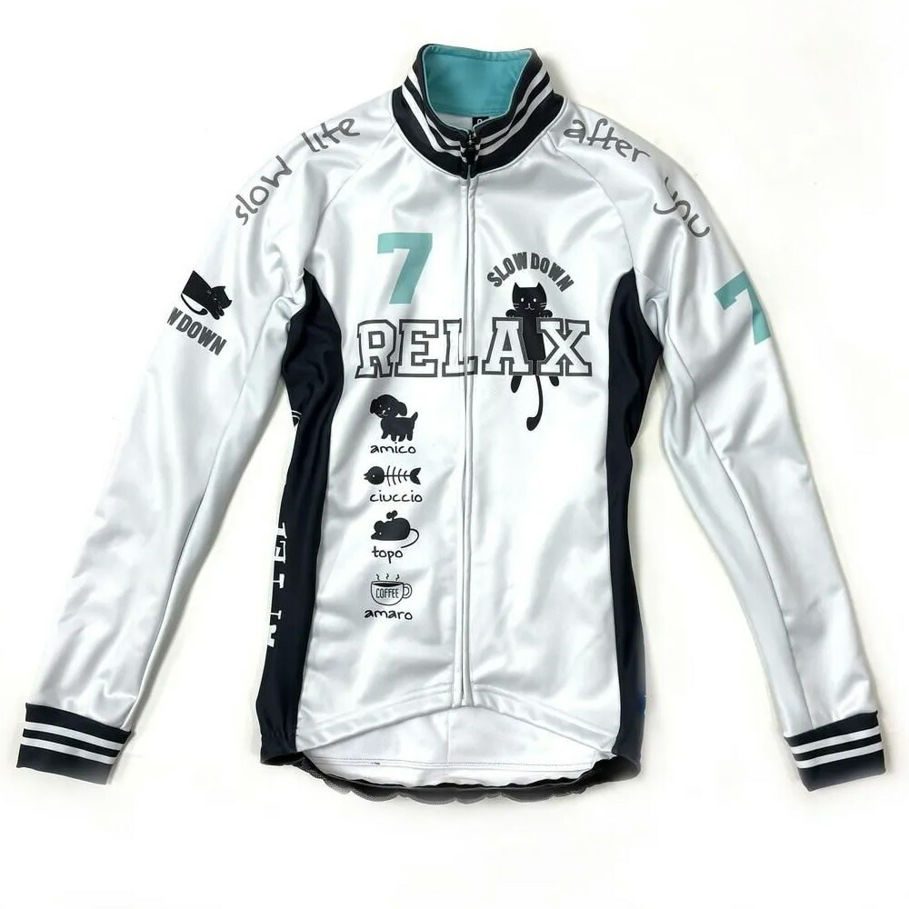 セブンイタリア Relax Cat Lady Jacket オフホワイト レディース
