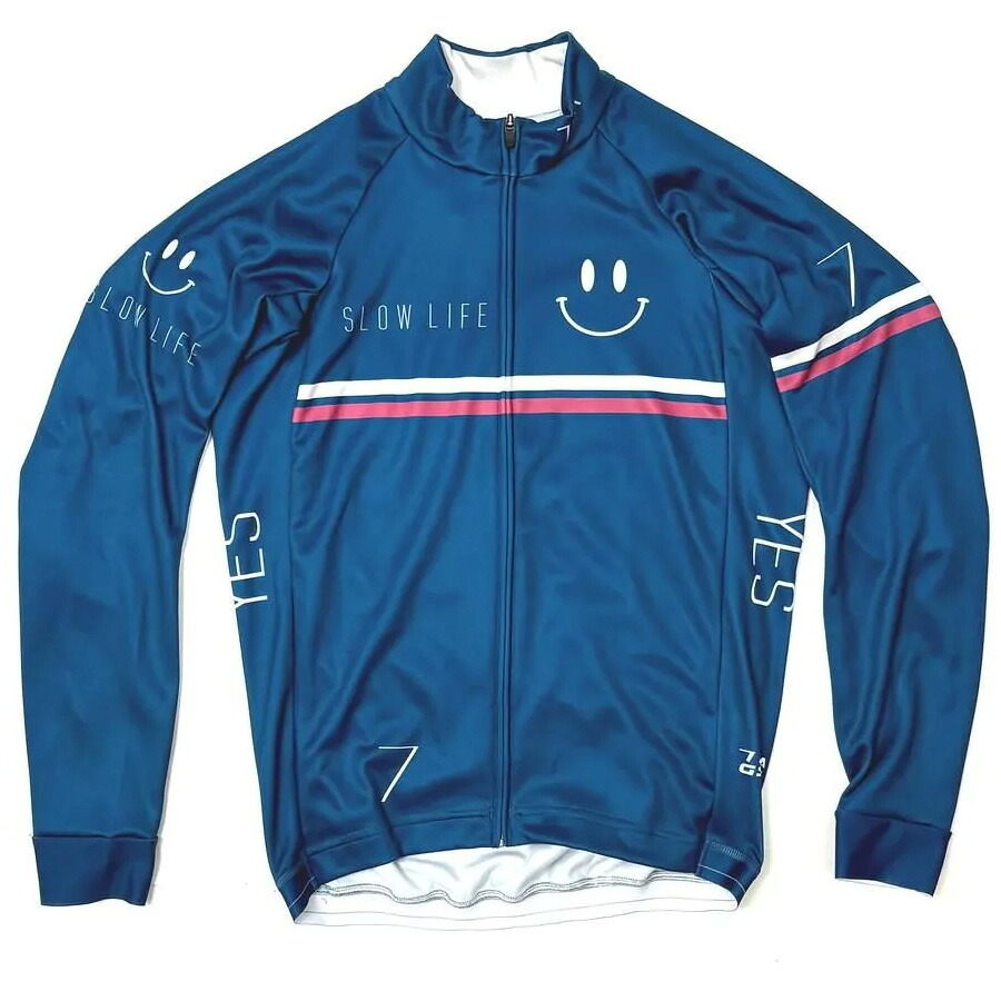 セブンイタリア Slow Life Smile LS Jersey ネイビー
