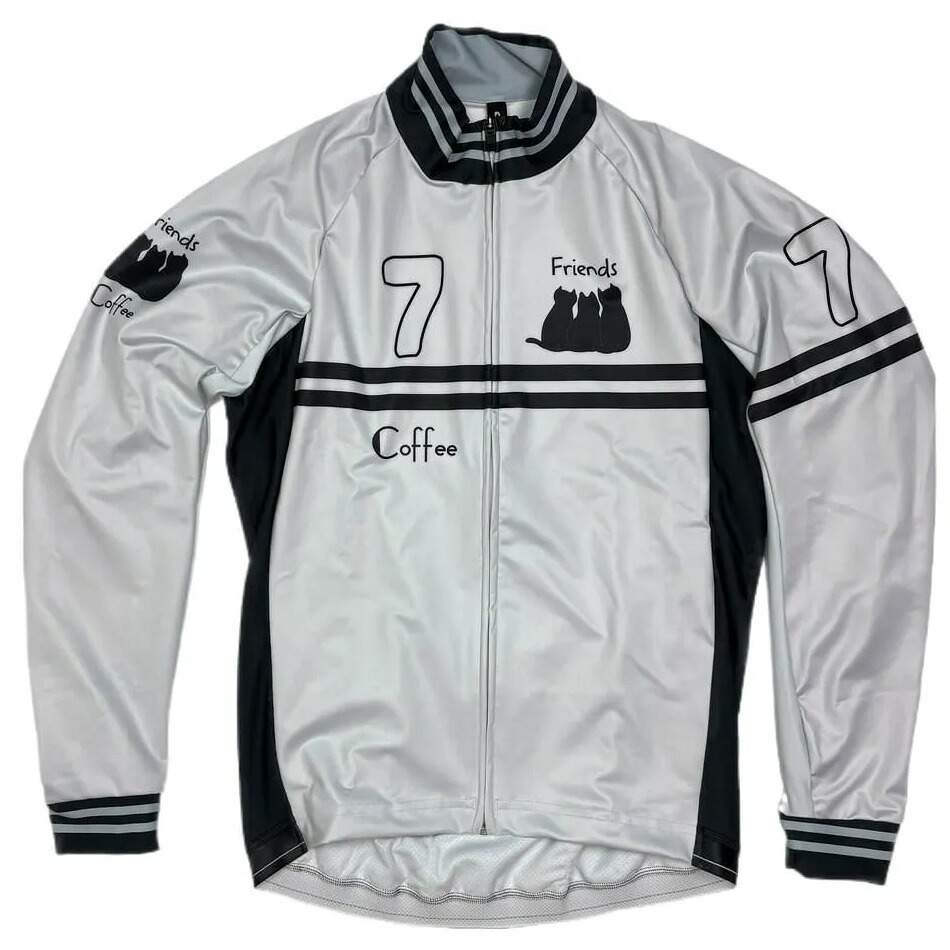セブンイタリア Friends Wind Jacket ライトグレー｜ワールドサイクル　ウェアハウス
