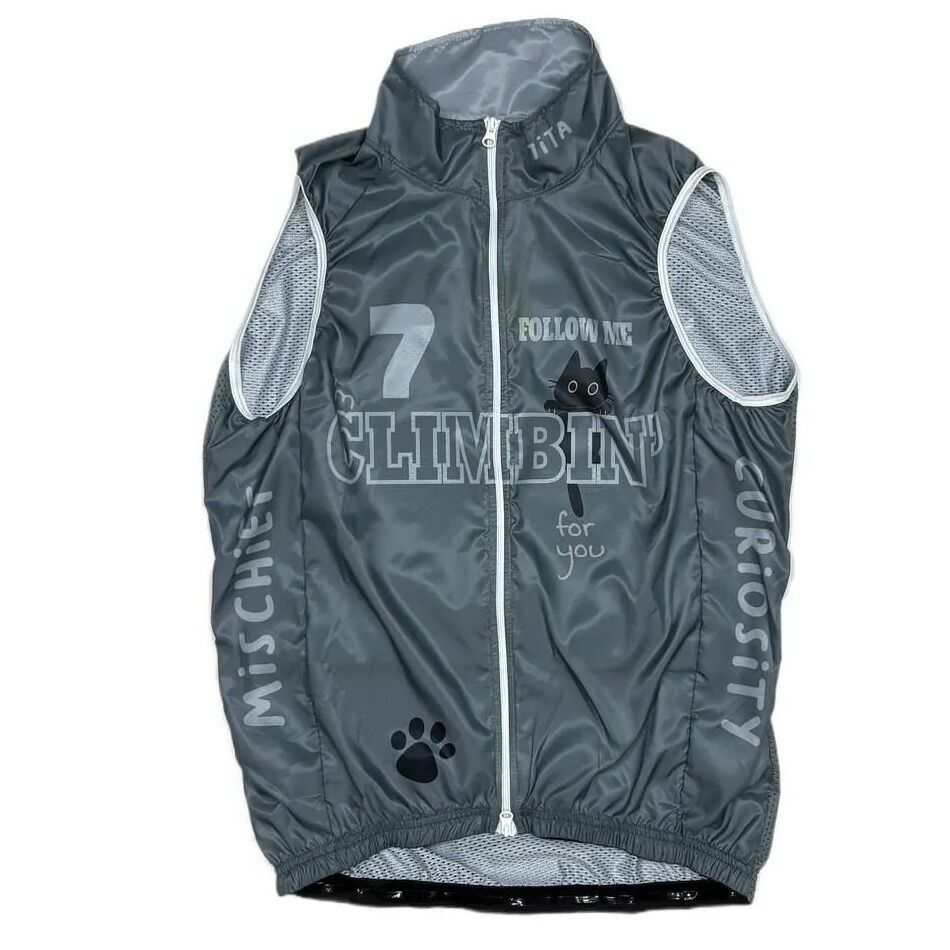 セブンイタリア Hillclimb Cat Gilet グレー 10,032円