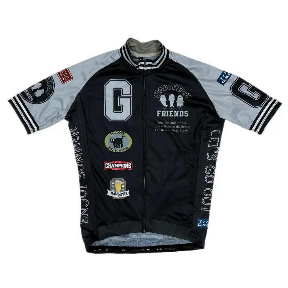 セブンイタリア Northern Friends Jersey ブラック/グレー