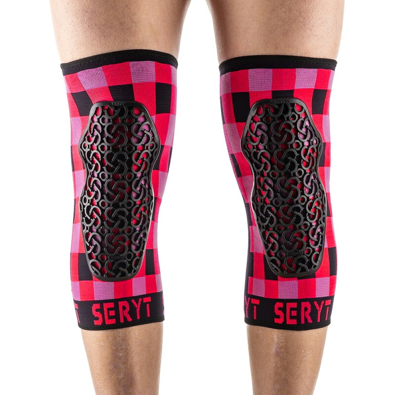 SERYT(セリット) FLOW KNEE PROTECTION チェッカー ピンク｜ワールドサイクル　ウェアハウス