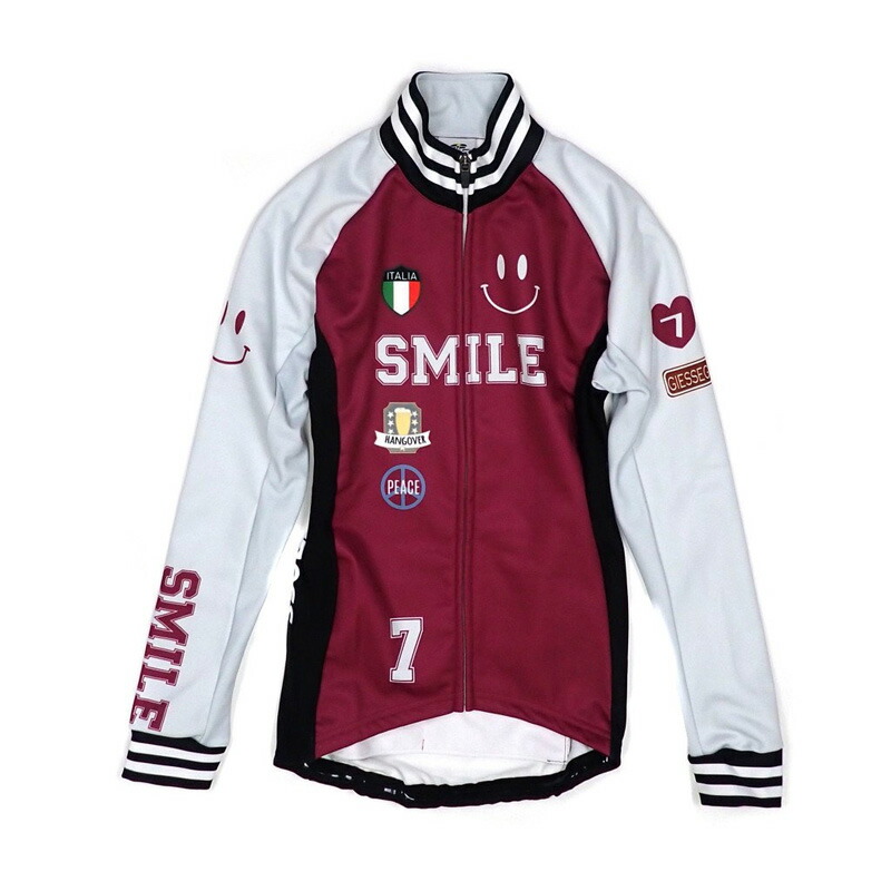 セブンイタリア Smile Stadium 3 Lady Jacket レッド グレー レディース