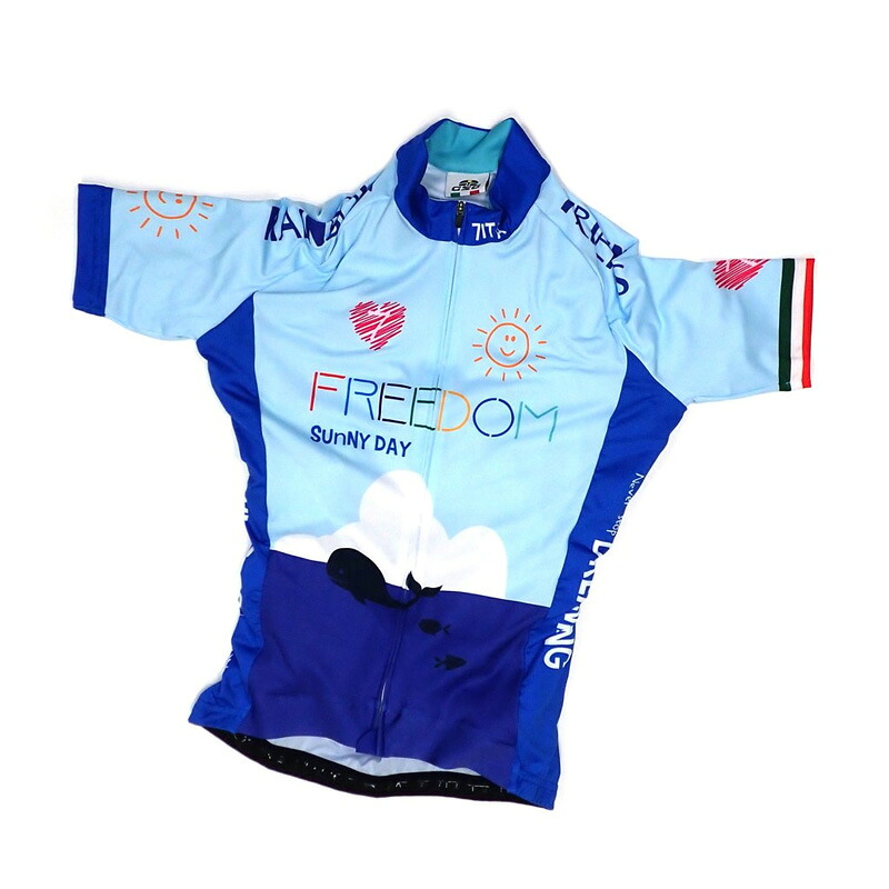 セブンイタリア Free Sunny Day Lady Jersey スカイ レディース