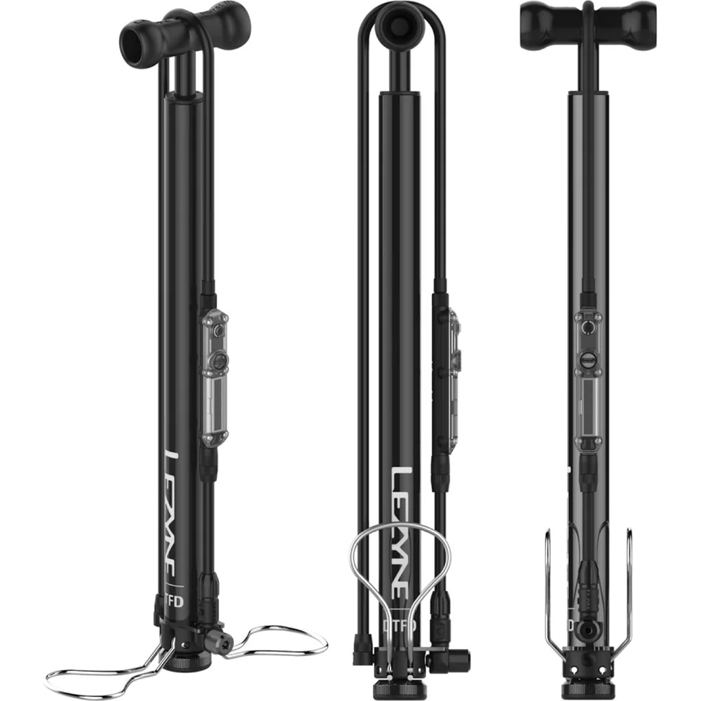 レザイン DIGITAL TRAVEL FLOOR DRIVE フロアポンプ ブラック デジタル表示 仏式専用