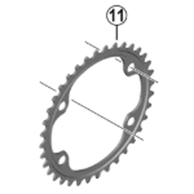 楽天市場】シマノ FC-R9200 チェーンリング 50T-NK(50-34T用) SHIMANO
