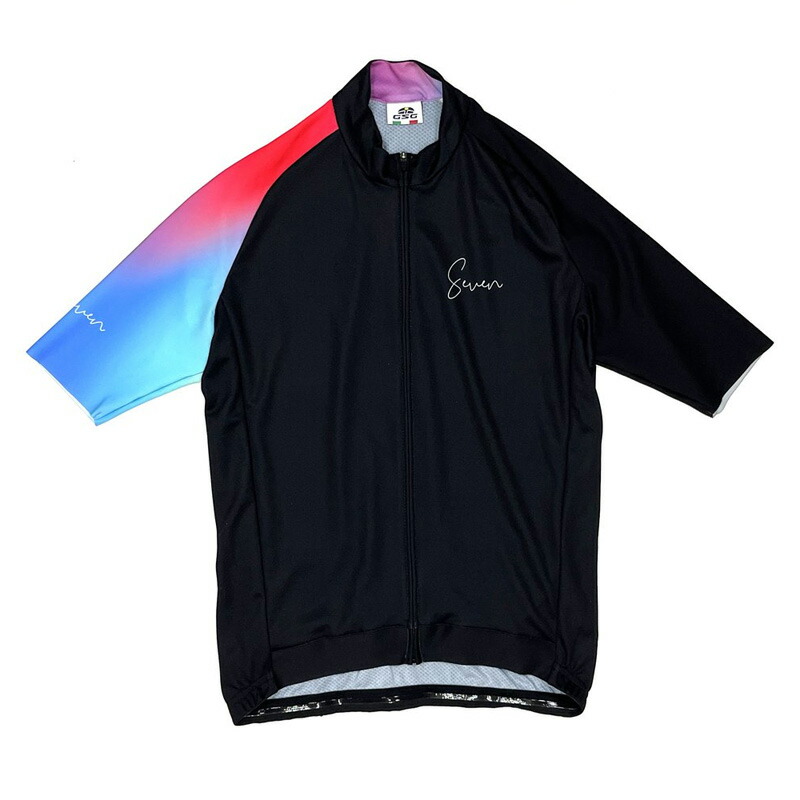 セブンイタリア BRG Jersey ブラック|ワールドサイクル