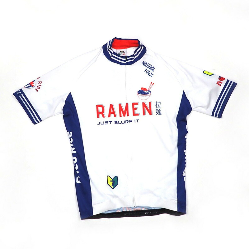 セブンイタリア Ramen Jersey ホワイト｜ワールドサイクル