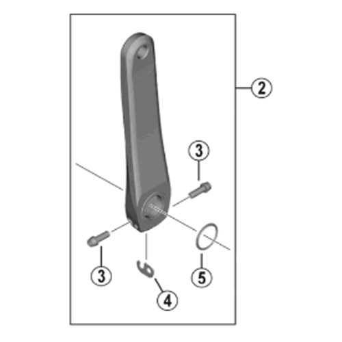 [2]左クランクユニット 165mm