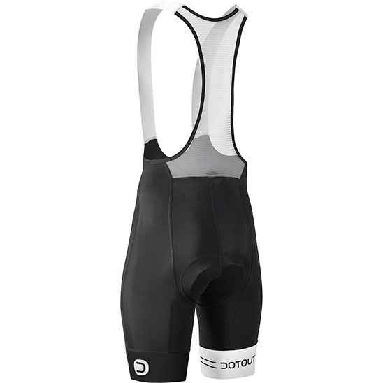 【SALE】ドットアウト Team Bib Short (316) (pad DOT PRO) 910.ブラック/ホワイト|ワールドサイクル