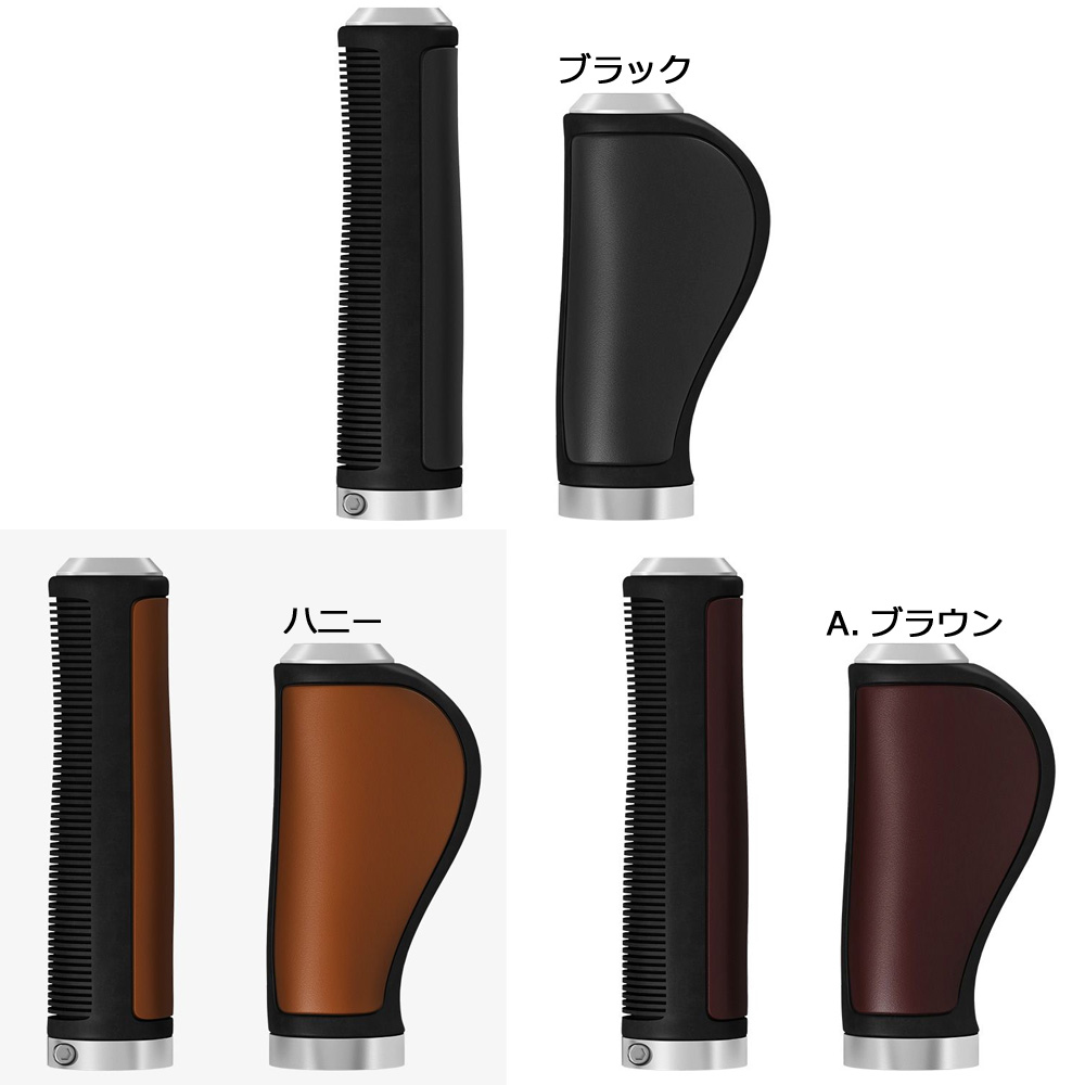 BROOKS スレンダーレザーグリップ130mm黒革 Amazon | Brooks スレンダーレザーグリップ(100 + 130mm