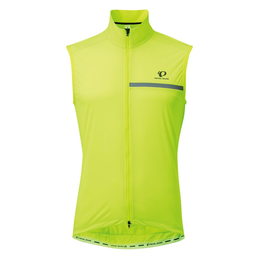 パールイズミ 【2310】ストレッチ ウィンドシェル ベスト 3.ネオンイエロー PEARLIZUMI｜ワールドサイクル