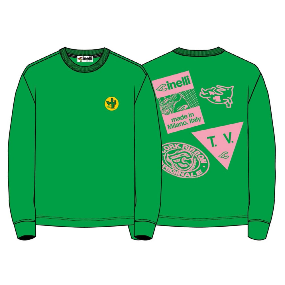 チネリ Cactus long sleeve 75th Anniversary tee｜ワールドサイクル