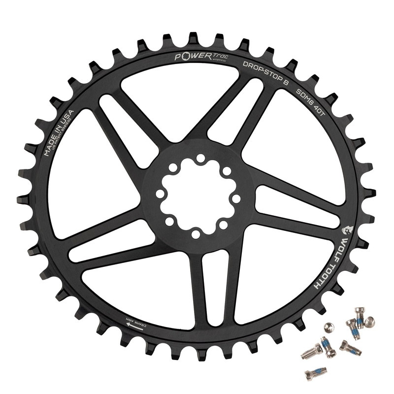 ウルフトゥース Elliptical ダイレクトマウント チェーンリング for SRAM 8-Bolt