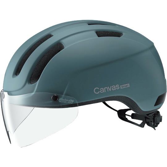 OGKカブト 帆布 かっこ良い(CANVAS-SMART) マットティール 安全帽 UV CUT遮蔽物付
