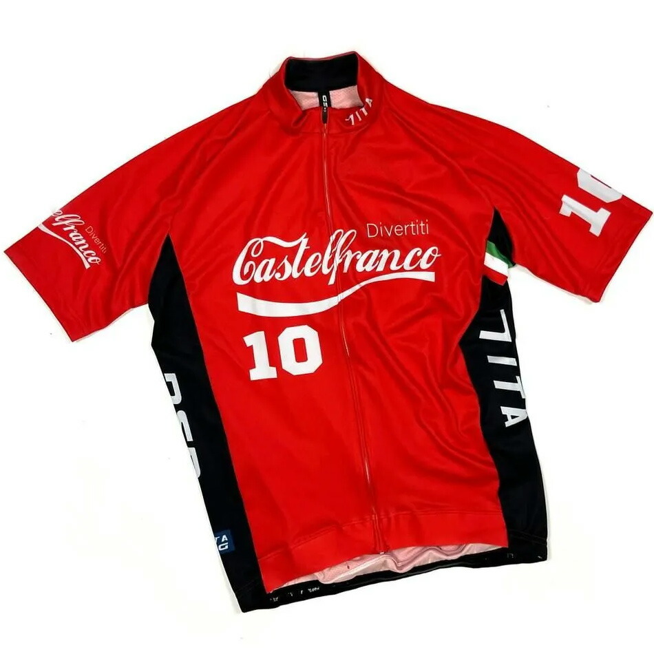 七つイタリア共和国 Castelfranco Jersey 赤いこと