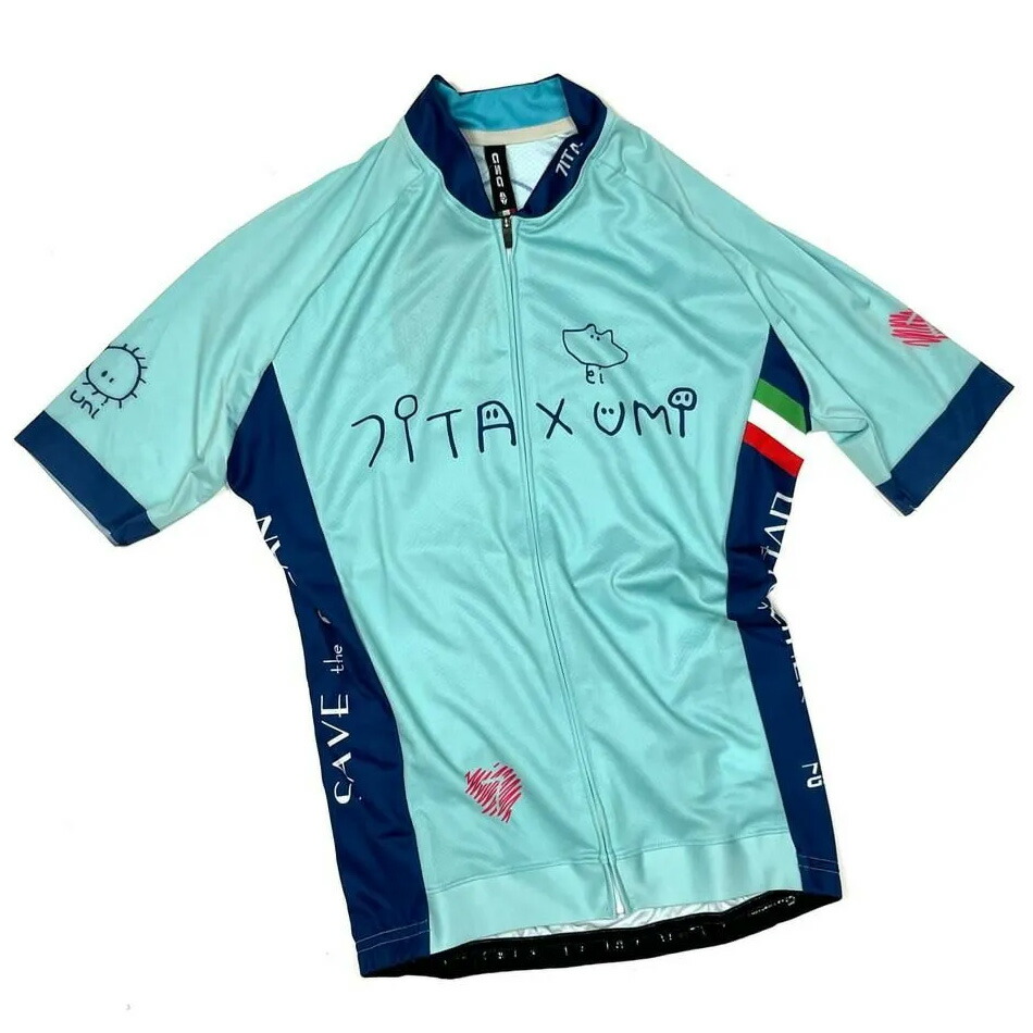 セブンイタリア Umi Same Lady Jersey チェレステグリーン レディース
