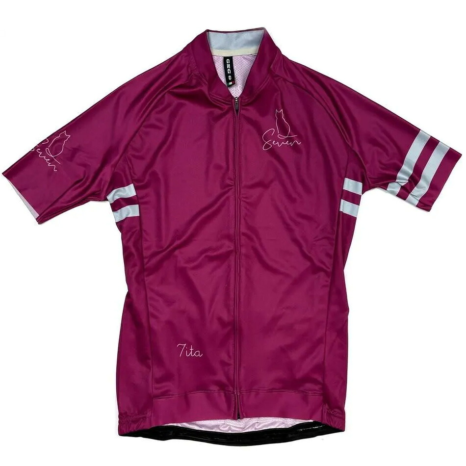 セブンイタリア Cafe Cat Lady Jersey レッド レディース