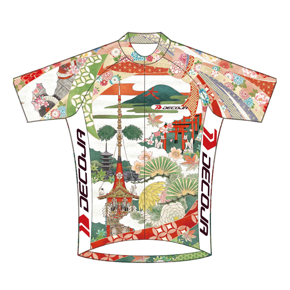 DECOJA(デコジャ) サイクルジャージ 半袖 祇園 和柄｜ワールドサイクル