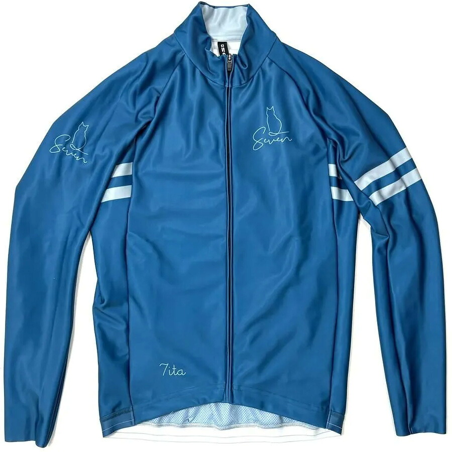 セブンイタリア Cafe Cat LS Jersey ネイビー