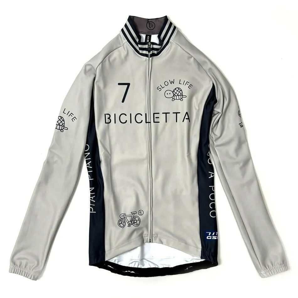 セブンイタリア Italiano Kame Lady LS Jersey ベージュ レディース