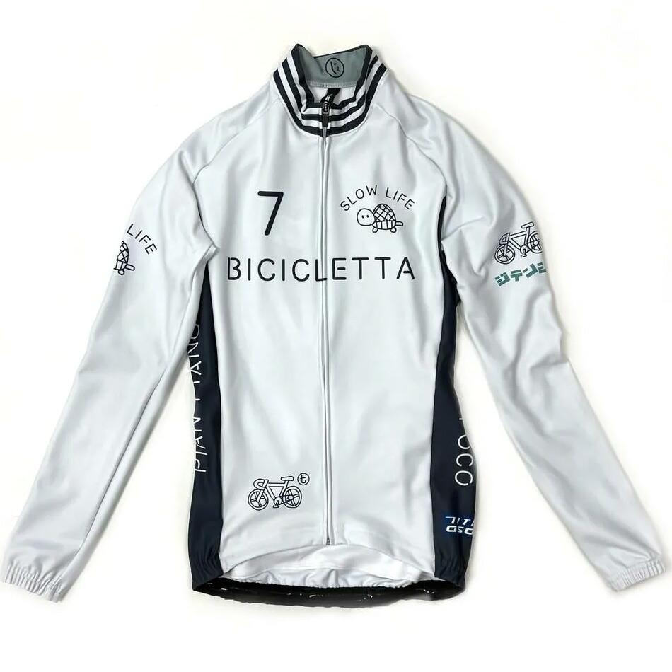 セブンイタリア Italiano Kame Lady LS Jersey オフホワイト レディース