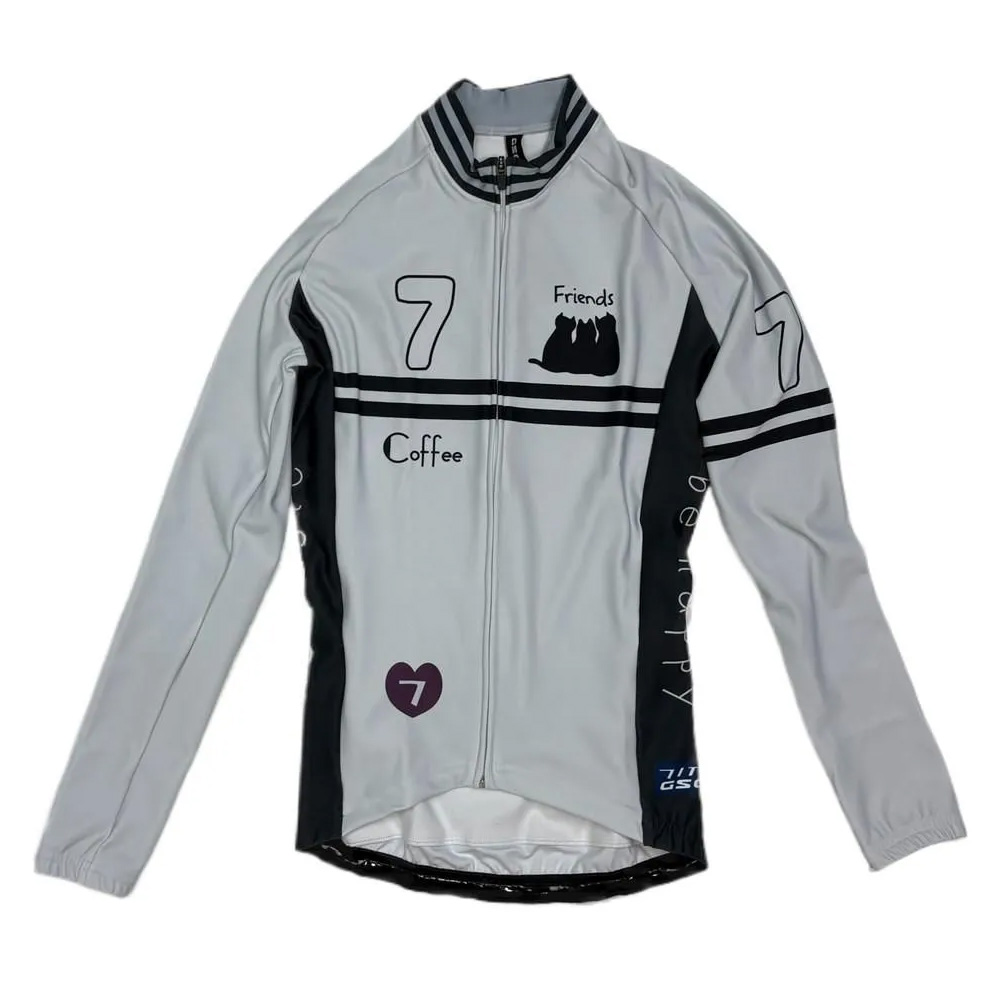 セブンイタリア Friends Lady LS Jersey ライトグレー レディース